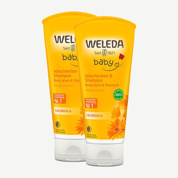 Weleda Baby & Kind Waschlotion & Shampoo, Calendula