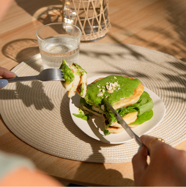 Pancakes mit Matcha