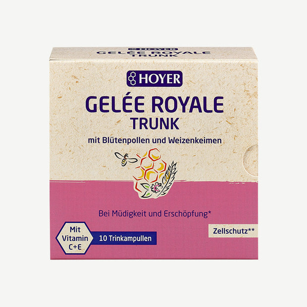 Hoyer Gelée Royale mit Blütenpollen und Weizenkeimen