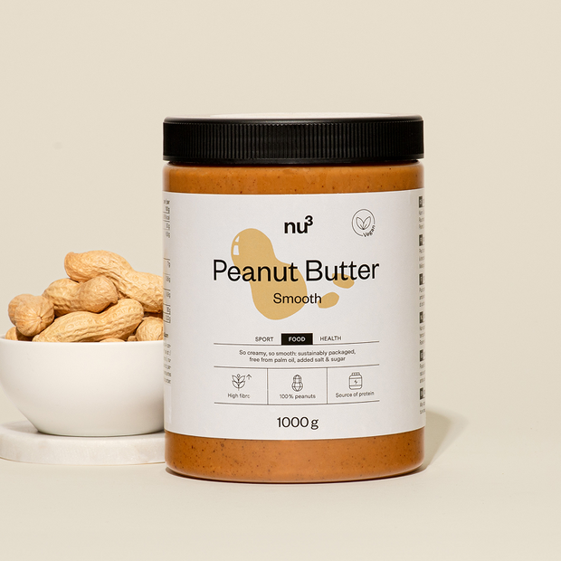 Erdnussbutter mit Erdnüssen