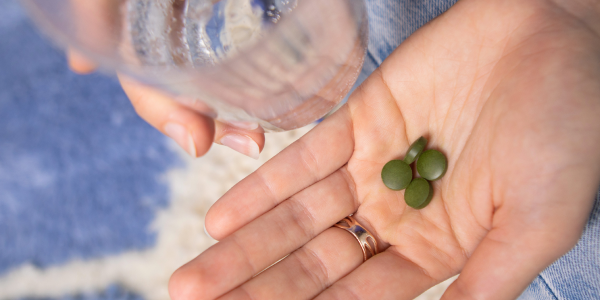 Grüne Tabletten